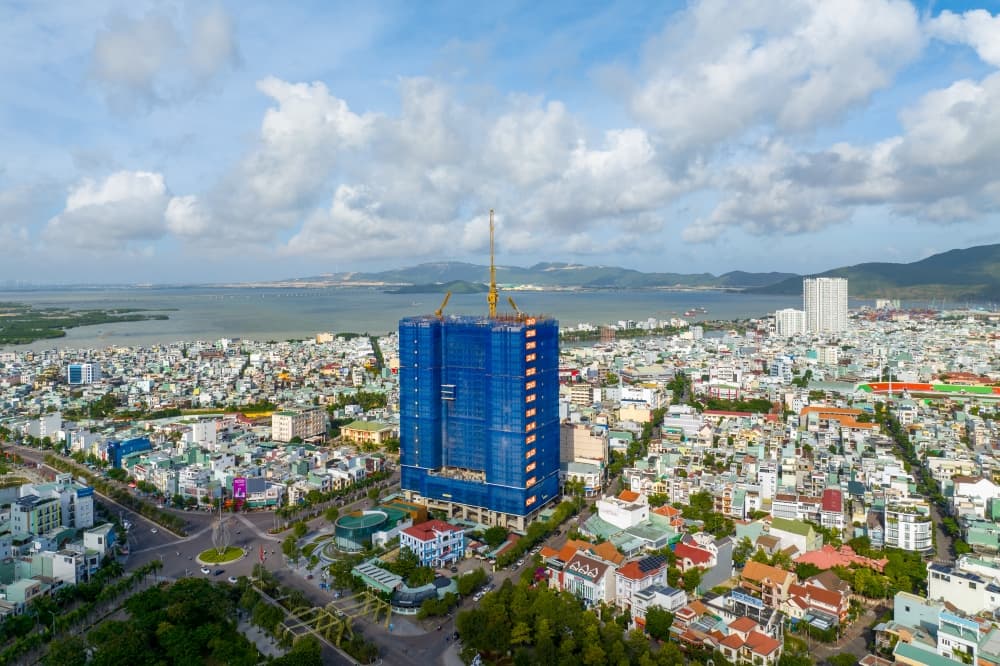 Cập nhật hình ảnh tiến độ thi công tháng 11/2022 dự án Grand Center Quy Nhơn 01 Nguyễn Tất Thành